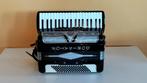 Accordeon, Muziek en Instrumenten, Accordeons, Overige merken, Gebruikt, 96-bas, Met riemen