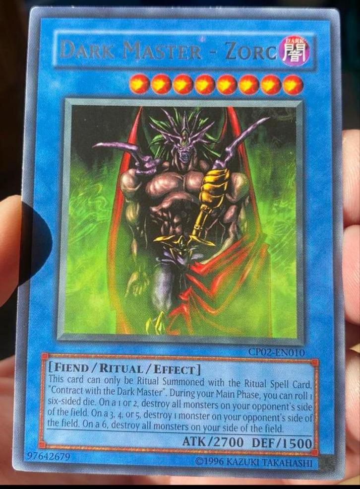 Yu-Gi-Oh! Dark Master - Zorc CP02 Champions Promo !, Hobby en Vrije tijd, Verzamelkaartspellen | Yu-gi-Oh!, Zo goed als nieuw
