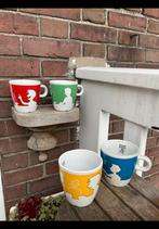 4 Vrolijke mokken in primaire kleuren van de Douwe Egberts., Huis en Inrichting, Keuken | Servies, Ophalen of Verzenden
