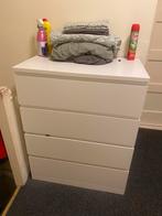 White dresser - Malm IKEA, Huis en Inrichting, Tafels | Kaptafels, Zo goed als nieuw, Minder dan 100 cm, Hout, 50 tot 100 cm