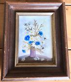LEUK GESIGNEERD ANTIEK SCHILDERIJTJE : VAAS MET BLOEMEN, Antiek en Kunst, Kunst | Schilderijen | Klassiek, Ophalen of Verzenden