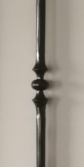 JVH-C: massieve trapspijlen smeedijzer trap hek satijn zwart, Ophalen of Verzenden, Nieuw