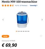 Mestic alpina draagbare wasmachine camping wasmachine, Witgoed en Apparatuur, Wasmachines, Ophalen, Minder dan 1200 toeren, Minder dan 85 cm