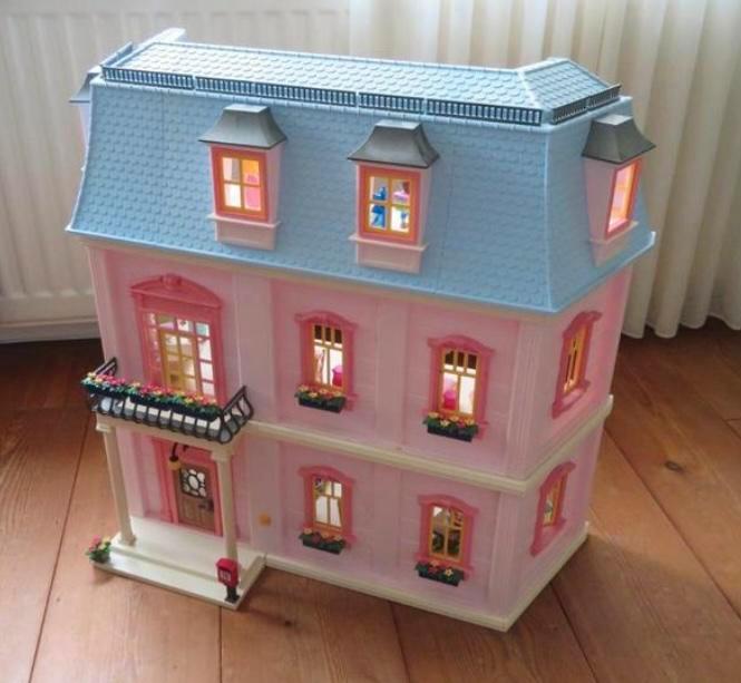 Woonhuis 5303 met veel uitbreiding meubels / inrichting, Kinderen en Baby's, Speelgoed | Playmobil, Gebruikt, Complete set, Ophalen of Verzenden