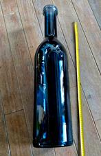 Hoge glazen vaas - 73 cm, Zwart, Ophalen of Verzenden, 75 cm of meer, Glas