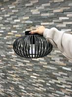 Plafondlamp - Zwart Metaal (excl. lamp), Huis en Inrichting, Lampen | Hanglampen, Ophalen of Verzenden, Zo goed als nieuw, Metaal