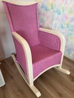 Rotan schommelstoel, Ophalen, Vintage, 75 tot 100 cm, Zo goed als nieuw