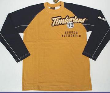 Gele Timberland longsleeve maat 164/170 *NIEUW* (5240)  beschikbaar voor biedingen
