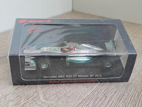 Mercedes AMG W03, M. Schumacher car # 7. SPARK. **NIEUW**, Hobby en Vrije tijd, Modelauto's | 1:43, Nieuw, Auto, Overige merken