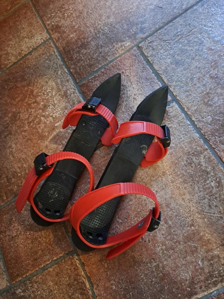 Zandstra Easy Glijders - glij ijzers - schaatsen, Sport en Fitness, Schaatsen, Ophalen of Verzenden, Gebruikt, Friese doorlopers