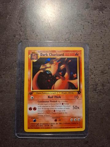 Dark Charizard #4 - Team Rocket - Zeldzame Pokémonkaart! beschikbaar voor biedingen