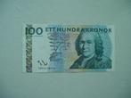 1518. Sweden, 100 kronor (1986-2000) Carl von Linné., Verzenden, Overige landen, Los biljet