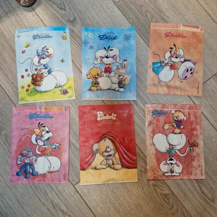 Diddl Zakjes Verzameling, Verzamelen, Diddl, Zo goed als nieuw, Tas, Koffer of Zak, Verschillende figuren, Ophalen of Verzenden
