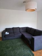Bankstel hoek grijs, Ophalen, Gebruikt, Hoekbank, 75 tot 100 cm