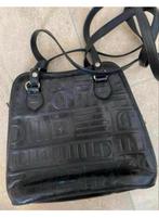 Zwarte Tas fratelli genuine leather, Sieraden, Tassen en Uiterlijk, Tassen | Damestassen, Ophalen of Verzenden, Zo goed als nieuw