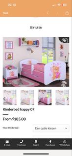 Leuk Kinderbed met Nachtkastje, Kinderen en Baby's, Kinderkamer | Bedden, Ophalen, Gebruikt, 70 tot 85 cm, Lattenbodem