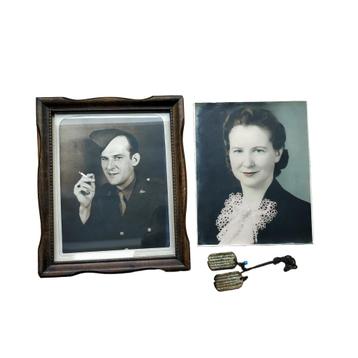 WWII US Dog Tag Grouping Hoffman beschikbaar voor biedingen