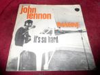 John Lennon - Imagine / It's so hard, Cd's en Dvd's, Vinyl Singles, Gebruikt, 7 inch, Single, Ophalen of Verzenden