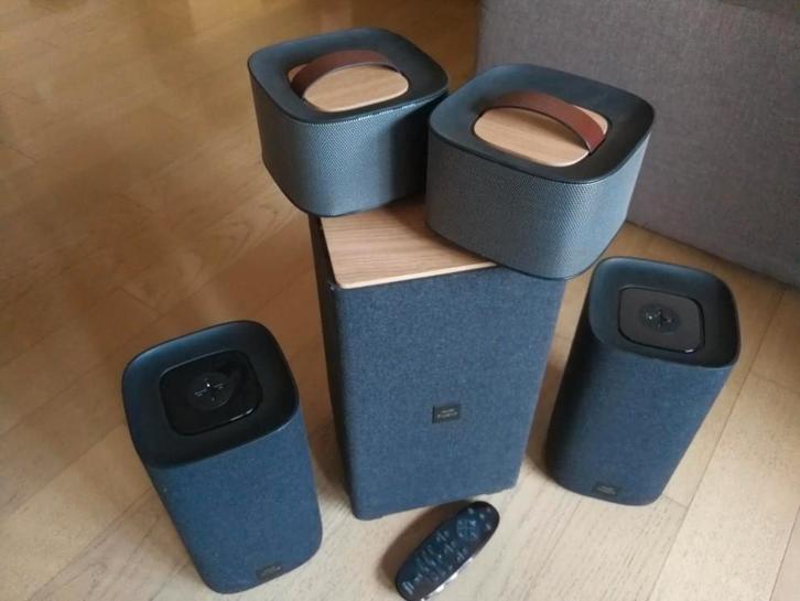 Philips Fidelio E5 Surround Set - Topstaat!, Audio, Tv en Foto, Home Cinema-sets, Zo goed als nieuw, Overige spelers, 5.1-systeem