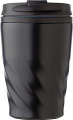 24 Reisbekers RVS 325ML Zwart, Ophalen of Verzenden, Nieuw
