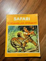 Safari - De gevaarlijke opdracht",, Boeken, Stripboeken, Eén stripboek, Ophalen of Verzenden, Zo goed als nieuw