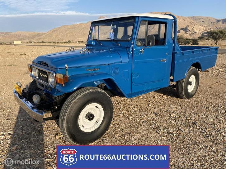 Toyota Land Cruiser FJ45 pick-up | 1980 | Route 66 Auctions, Auto's, Oldtimers, Bedrijf, Te koop, Toyota, Benzine, Overige carrosserieën