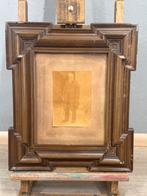 Antieke lijst begin 1900 met foto b31,5 h36,5 d2,5, Ophalen of Verzenden
