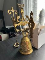 Prachtige massief messing Monsatry wall bell, Ophalen of Verzenden