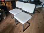 Nieuw! 2x Giga Meubel Stoel Liz Teddy Wit (Nieuw in doos!), Huis en Inrichting, Stoelen, Ophalen, Twee, Nieuw, Wit
