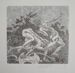 Exlibris / Ex libris M. Wercholansev, Adam en Eva, Antiek en Kunst, Kunst | Etsen en Gravures, Verzenden