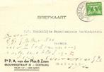 Fa. P.A. van der Plas + Zoon, Oostburg - 09.1941 - briefkaar, Ophalen of Verzenden, Briefkaart