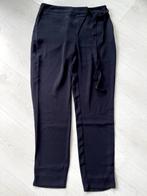 Zara broek donkerblauw met overslag strik - maat XS, Ophalen, Blauw, Zara, Zo goed als nieuw