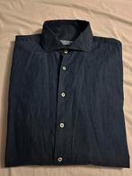Dutch Dandies overhemd blauw maat 40, Blauw, Zo goed als nieuw, Dutch Dandies, Halswijdte 39/40 (M)