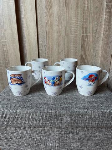 Forever Friends Winter Editie Kopjes (5 stuks) beschikbaar voor biedingen
