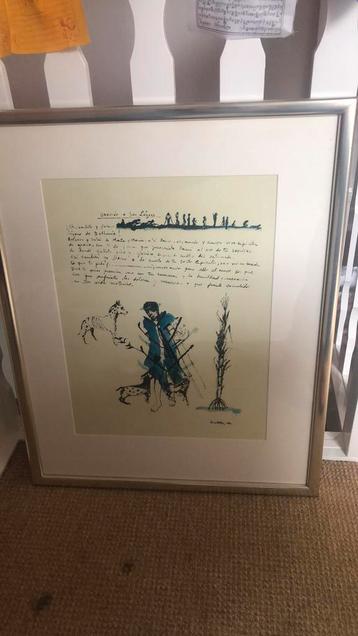 Kunst - Litho beschikbaar voor biedingen