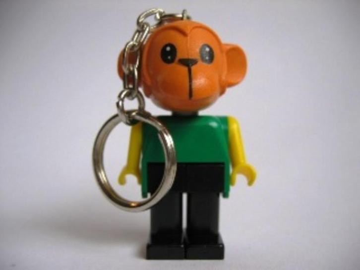 Lego Gear Fabuland Monkey 1 Key Chain - Straight Metal Chain, Kinderen en Baby's, Speelgoed | Duplo en Lego, Zo goed als nieuw