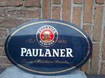 emaillebord Paulaner, Verzamelen, Biermerken, Ophalen of Verzenden, Nieuw, Reclamebord, Plaat of Schild, Overige merken