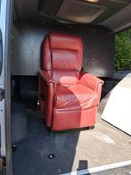 Sta-op-stoel / relaxfauteuil, Huis en Inrichting, Stoelen, Ophalen, Leer, Zo goed als nieuw, Eén
