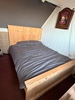Steigerhouten bed 160x210 - Tweepersoons, Ophalen, Gebruikt, 210 cm, Steigerhout