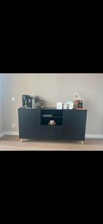 Zwart Meubella Dressoir 150 cm breed, Ophalen, Overige materialen, 150 tot 200 cm, Zo goed als nieuw