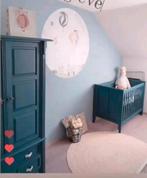 Massief houten babykamer set + Ikea commode, Kinderen en Baby's, Kinderkamer | Complete kinderkamers, Ophalen, Gebruikt, Jongetje of Meisje