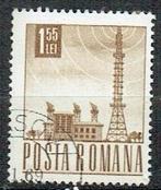 Roemenie 1969 Communicatie zendmast, Verzenden, Gestempeld, Plaats of Gebouw