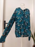 King Louie blouse 40, Maat 38/40 (M), Blauw, Ophalen of Verzenden, Zo goed als nieuw
