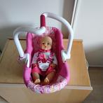 Baby Born maxi cosy met pop zo goed als nieuw, Ophalen of Verzenden, Zo goed als nieuw, Babypop