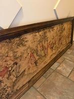 Grote Gobelin Wandtapijt in Houten Lijst - 160x57,5cm, Ophalen