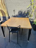 Arco eettafel Pretty Legs 125x 135, Huis en Inrichting, Tafels | Eettafels, Ophalen, Vierkant, Vijf personen of meer, Overige houtsoorten