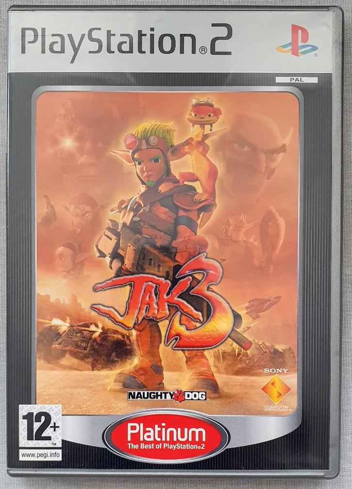 Playstation 2 Jak 3 Platinum, Spelcomputers en Games, Games | Sony PlayStation 2, Zo goed als nieuw, Avontuur en Actie, 1 speler