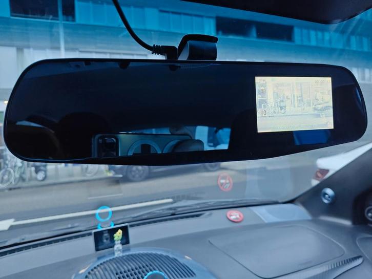 Achteruitkijkspiegel met Dashcam, Auto diversen, Achteruitrijcamera's, Gebruikt, Draadloos, Ophalen of Verzenden