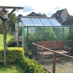 Oud kasje / hobbykas / kweekkas, Tuin en Terras, Ophalen, Glas, Gebruikt, Aluminium