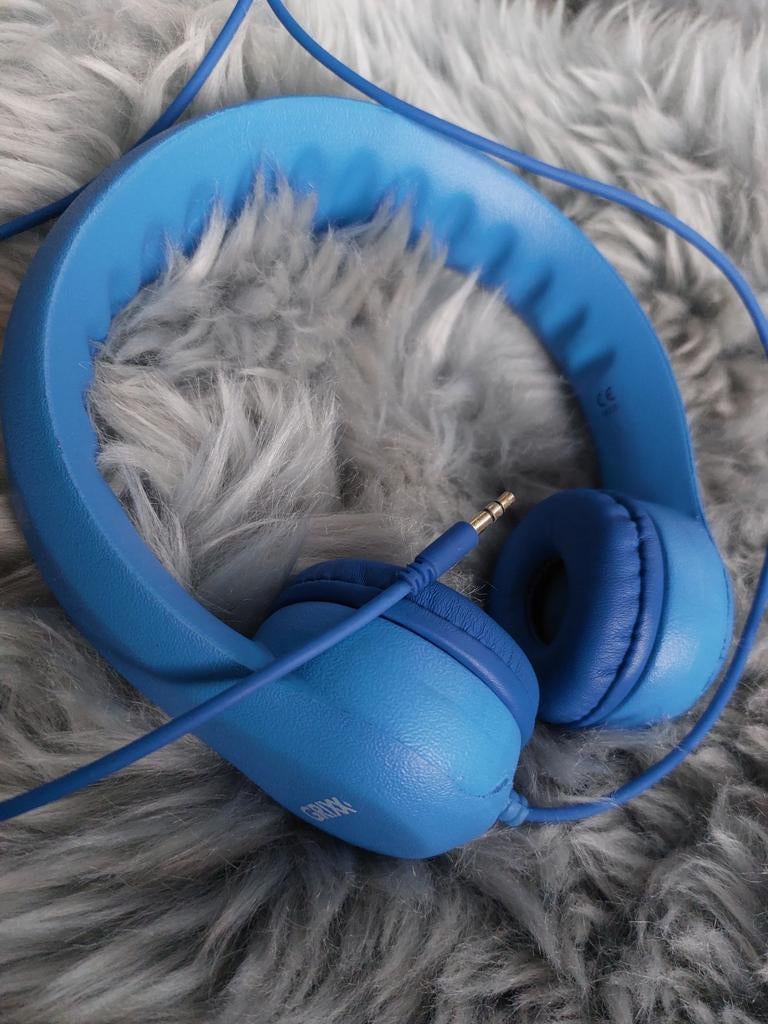 Grixx kinder koptelefoon blauw, volumebeperking (max. 85 dB), Ophalen of Verzenden, Zo goed als nieuw, Overige merken